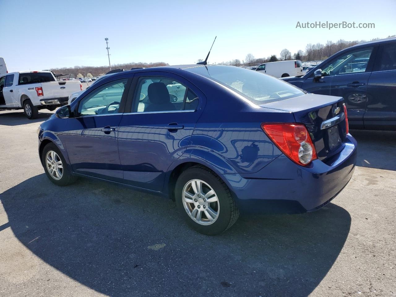 2013 Chevrolet Sonic Lt Blue vin: 1G1JC5SG6D4120539