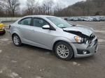 2013 Chevrolet Sonic Lt Silver vin: 1G1JC5SG6D4241524