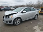 2013 Chevrolet Sonic Lt Silver vin: 1G1JC5SG6D4241524