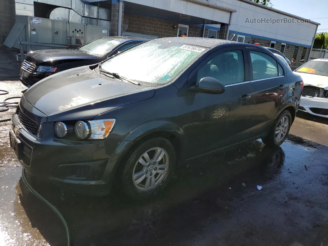 2014 Chevrolet Sonic Lt Gray vin: 1G1JC5SG6E4201395