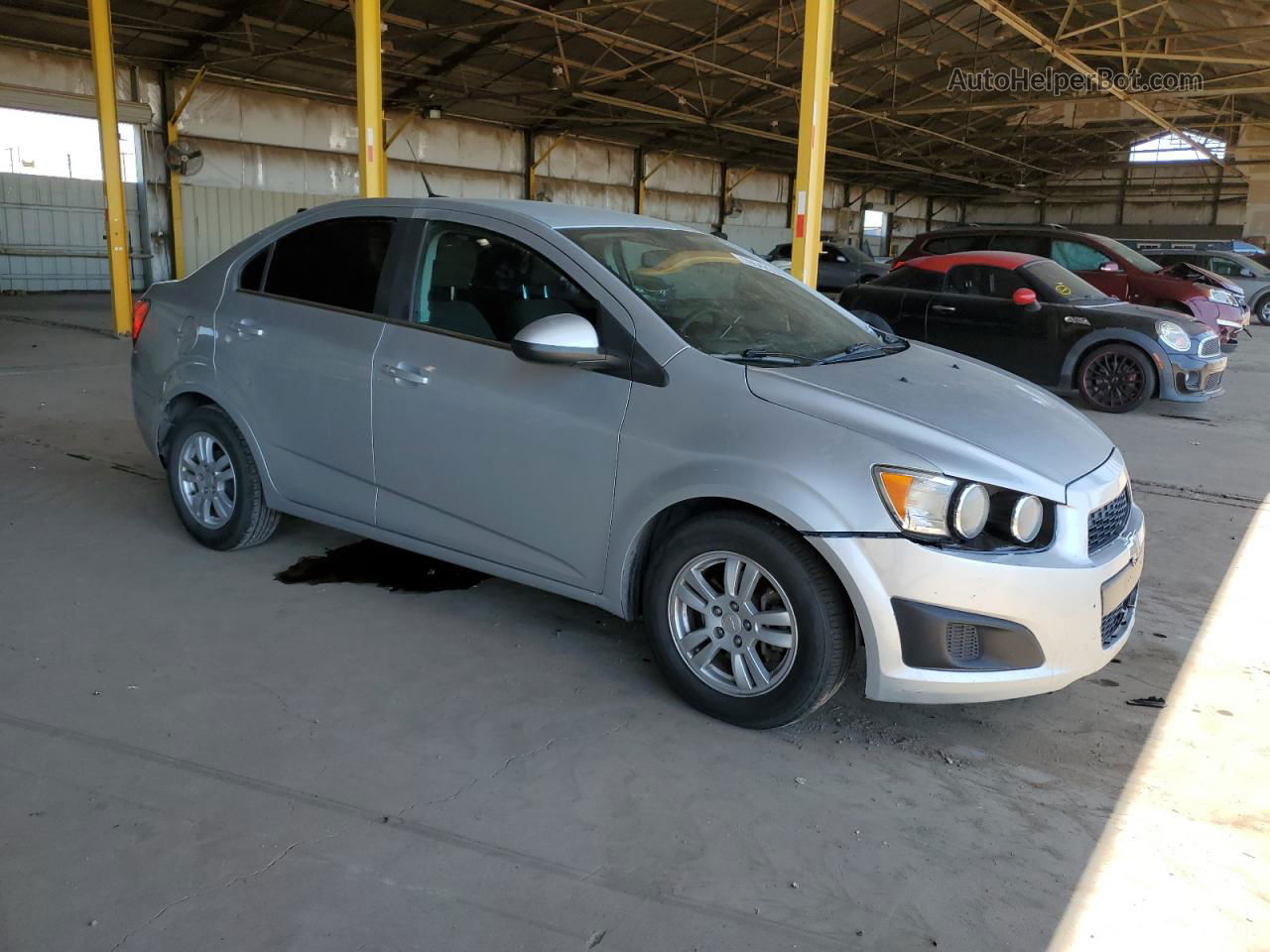 2013 Chevrolet Sonic Lt Gray vin: 1G1JC5SG7D4159494