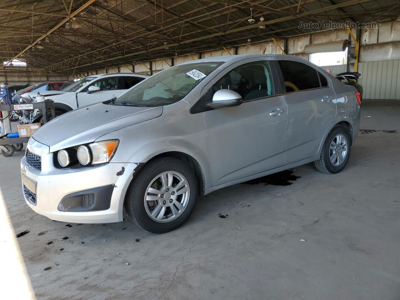 2013 Chevrolet Sonic Lt Gray vin: 1G1JC5SG7D4159494