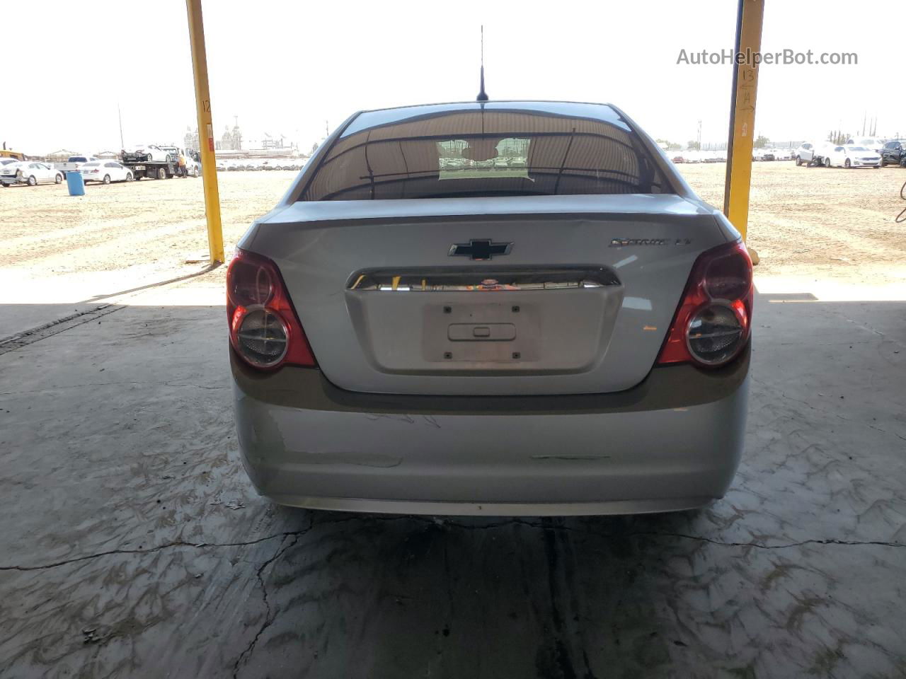 2013 Chevrolet Sonic Lt Gray vin: 1G1JC5SG7D4159494