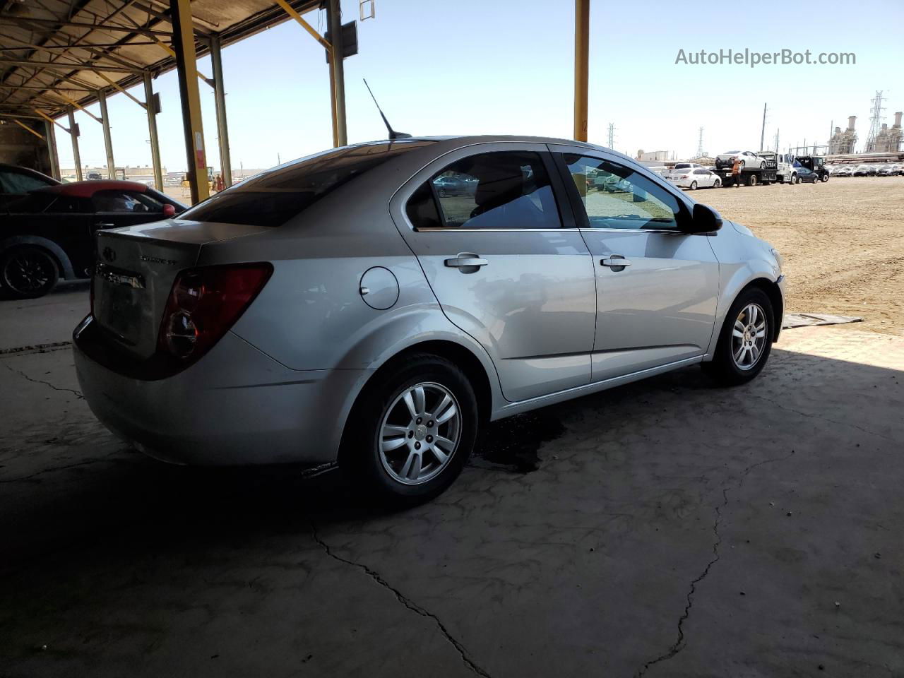 2013 Chevrolet Sonic Lt Gray vin: 1G1JC5SG7D4159494