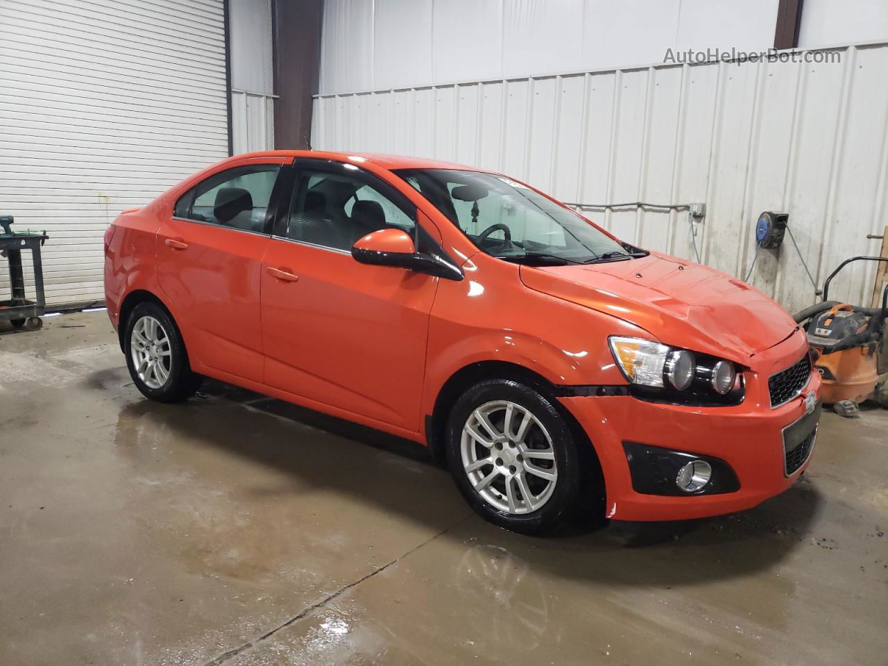 2013 Chevrolet Sonic Lt Orange vin: 1G1JC5SG7D4161715