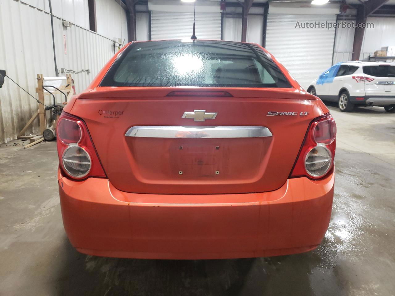 2013 Chevrolet Sonic Lt Orange vin: 1G1JC5SG7D4161715