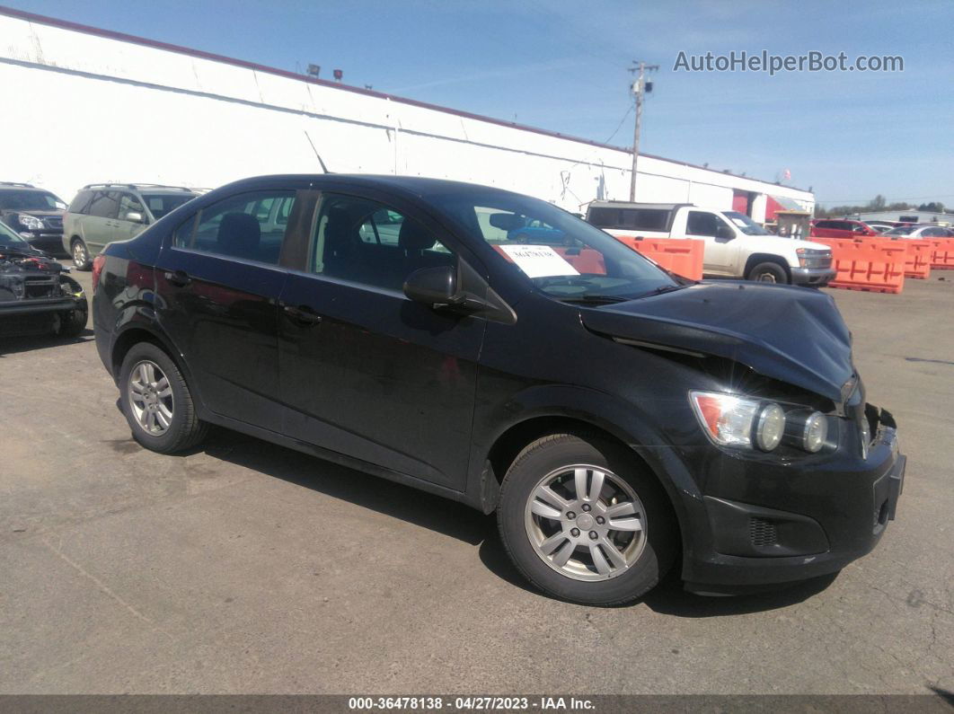 2014 Chevrolet Sonic Lt Черный vin: 1G1JC5SG7E4157035