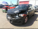 2014 Chevrolet Sonic Lt Black vin: 1G1JC5SG7E4157035