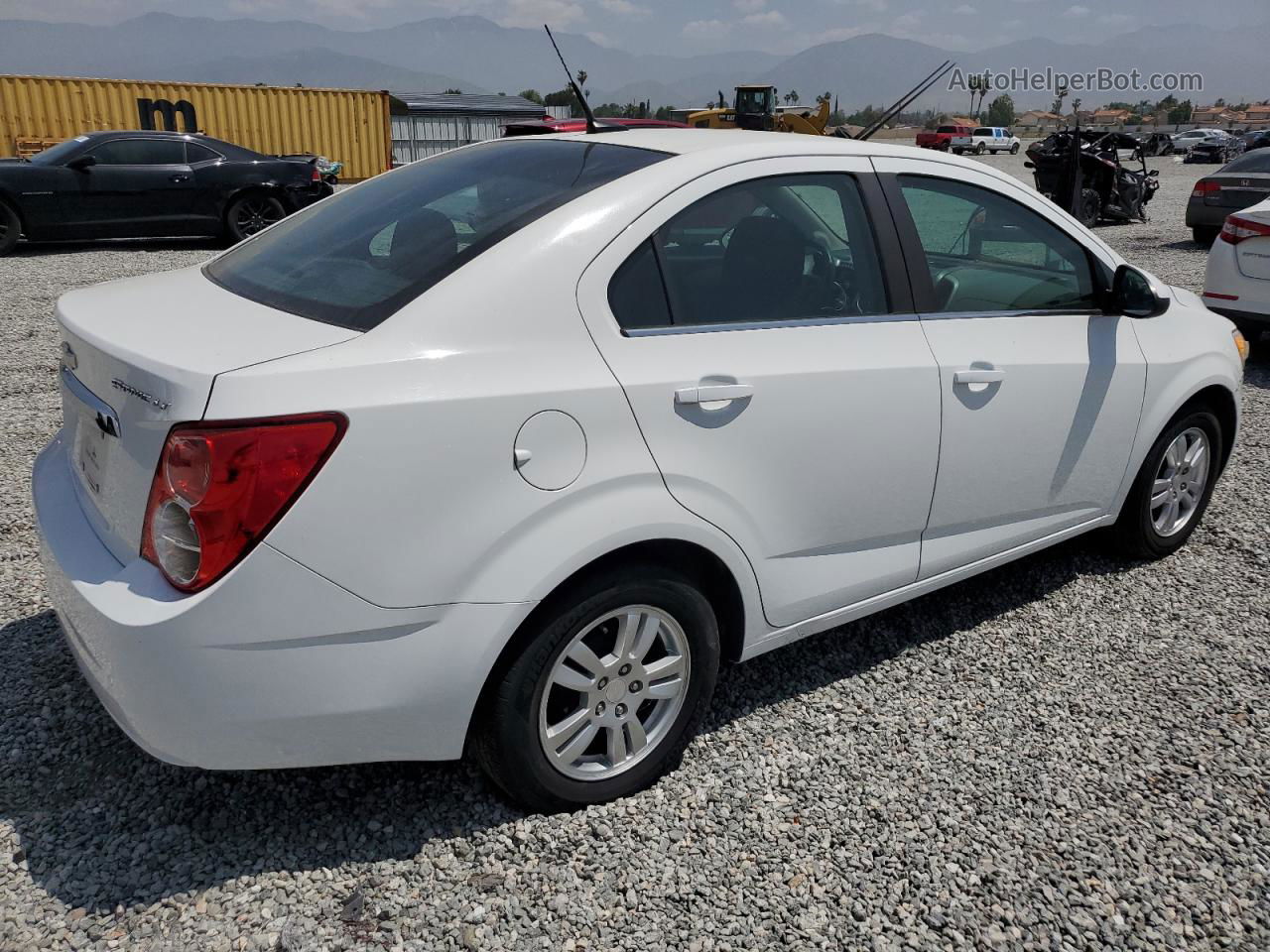 2013 Chevrolet Sonic Lt White vin: 1G1JC5SG8D4114970