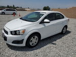 2013 Chevrolet Sonic Lt White vin: 1G1JC5SG8D4114970