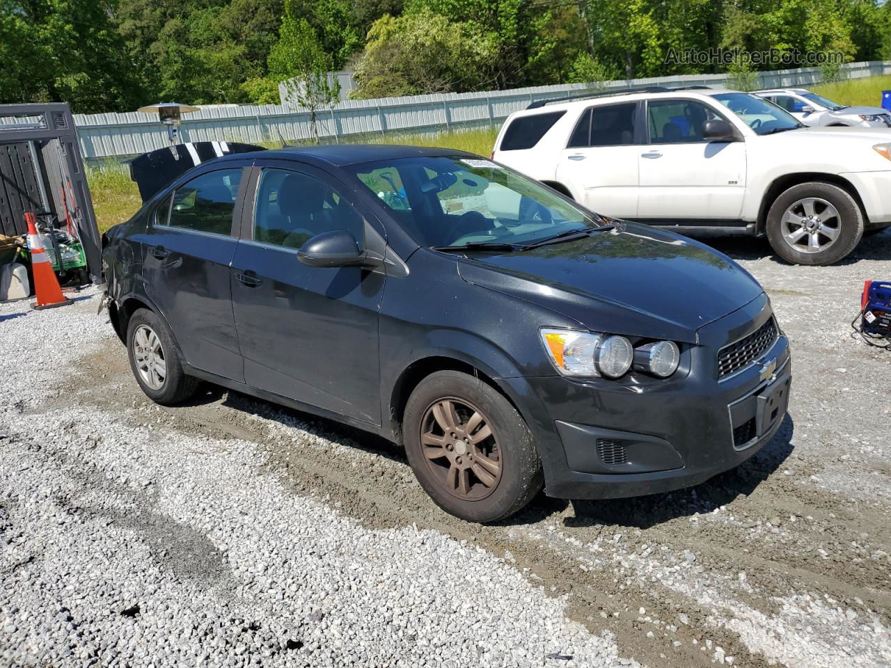 2013 Chevrolet Sonic Lt Black vin: 1G1JC5SG8D4180905