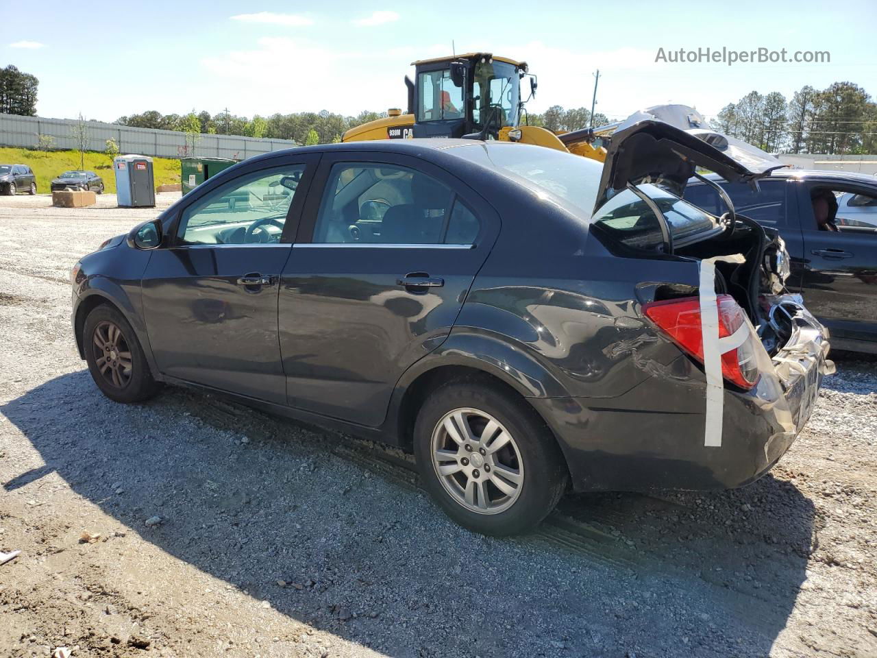 2013 Chevrolet Sonic Lt Black vin: 1G1JC5SG8D4180905