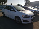 2014 Chevrolet Sonic Lt White vin: 1G1JC5SG8E4108555