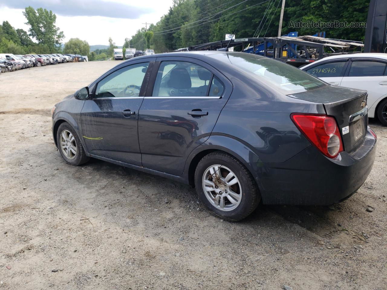 2014 Chevrolet Sonic Lt Gray vin: 1G1JC5SG9E4177805