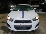 2013 Chevrolet Sonic Lt White vin: 1G1JC5SGXD4151194