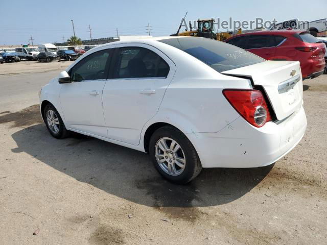 2013 Chevrolet Sonic Lt White vin: 1G1JC5SGXD4199763