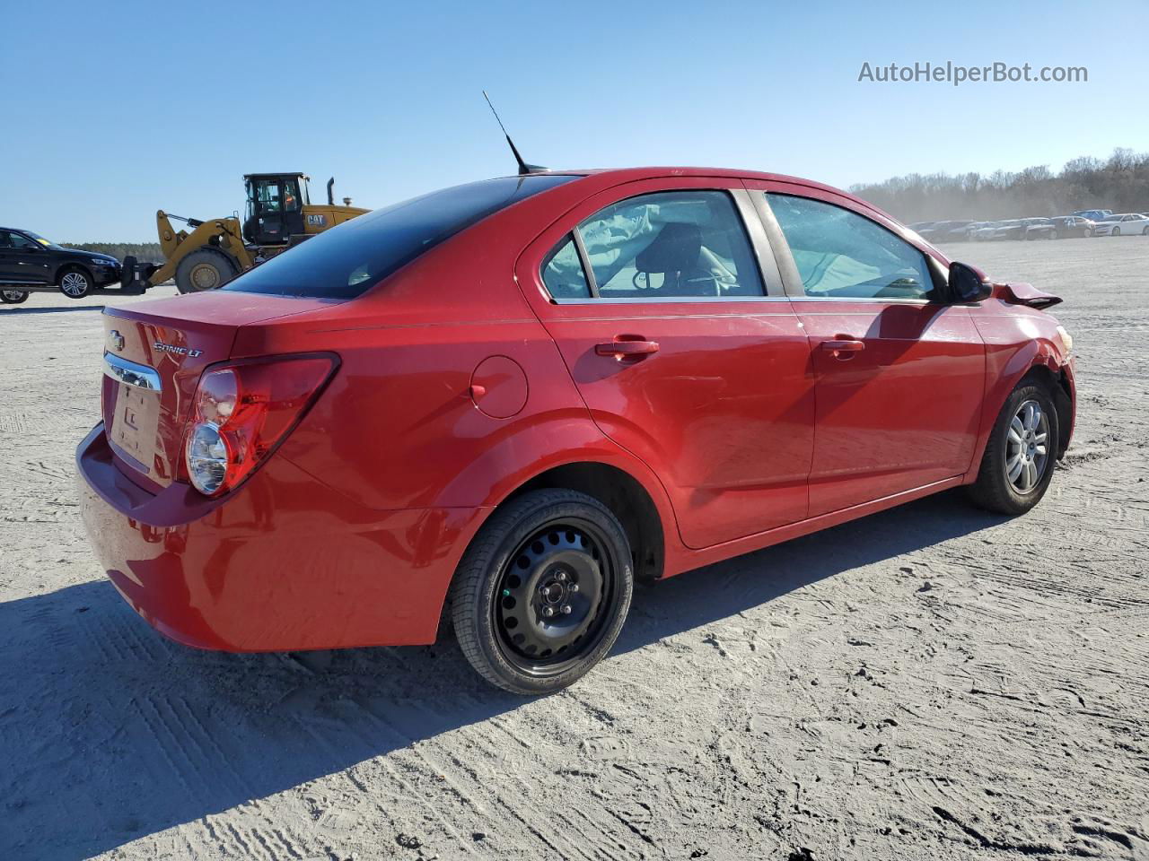 2013 Chevrolet Sonic Lt Red vin: 1G1JC5SH0D4108346