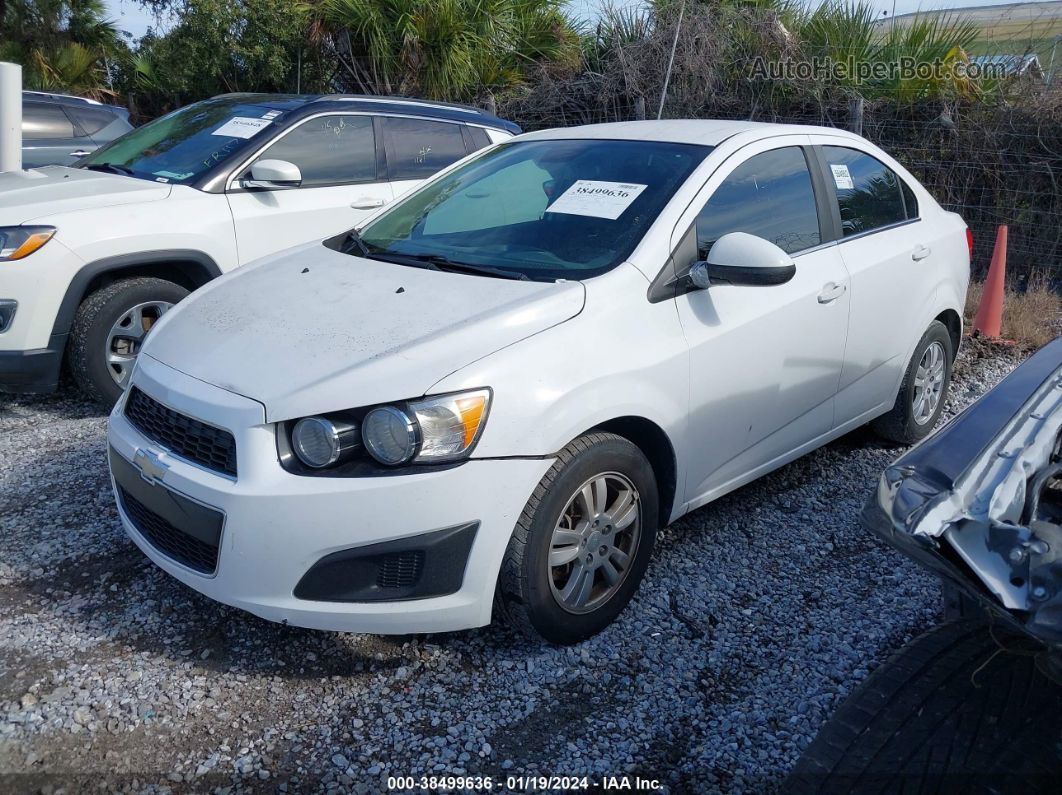 2013 Chevrolet Sonic Lt Auto Белый vin: 1G1JC5SH0D4114275