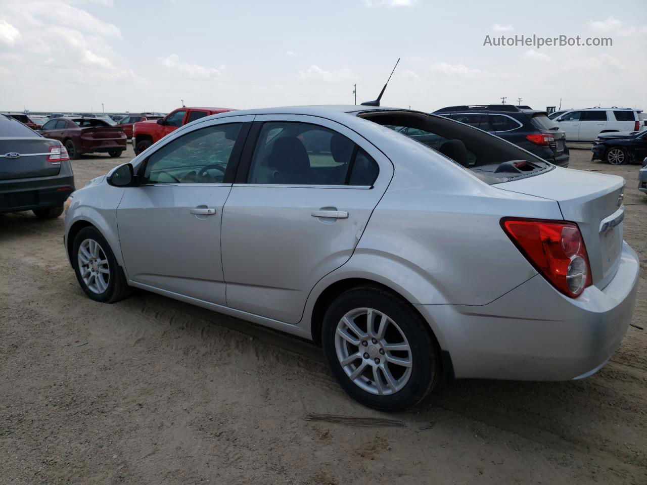 2013 Chevrolet Sonic Lt Silver vin: 1G1JC5SH0D4115569