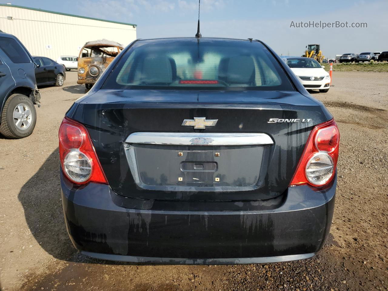 2013 Chevrolet Sonic Lt Black vin: 1G1JC5SH0D4128418