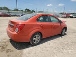 2013 Chevrolet Sonic Lt Orange vin: 1G1JC5SH0D4160110