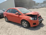 2013 Chevrolet Sonic Lt Orange vin: 1G1JC5SH0D4160110