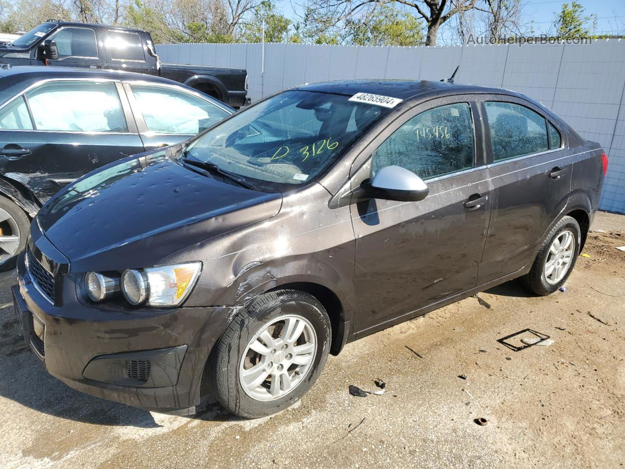 2013 Chevrolet Sonic Lt Black vin: 1G1JC5SH0D4214425