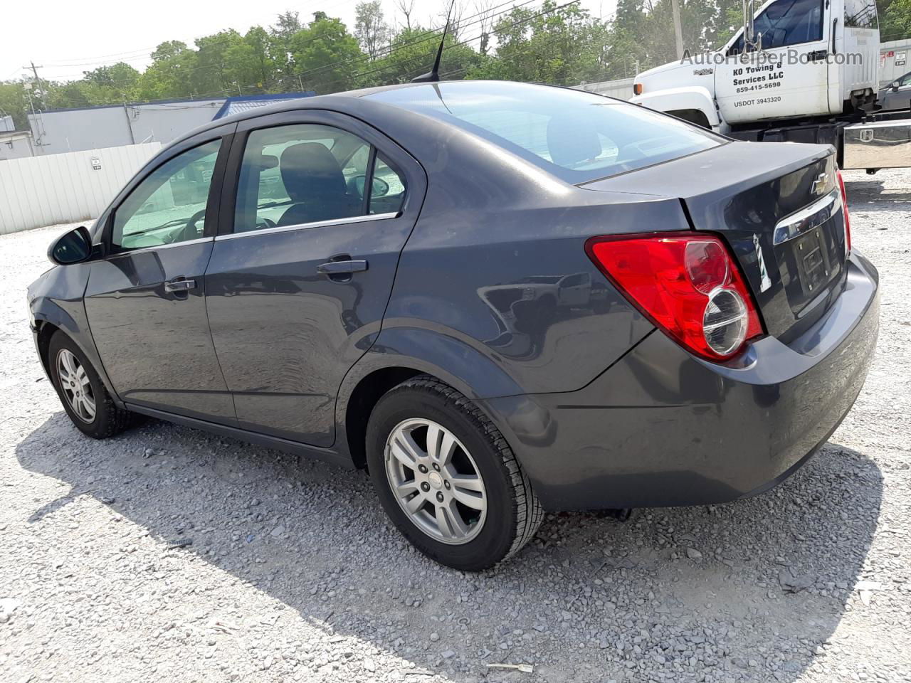 2013 Chevrolet Sonic Lt Gray vin: 1G1JC5SH0D4220970