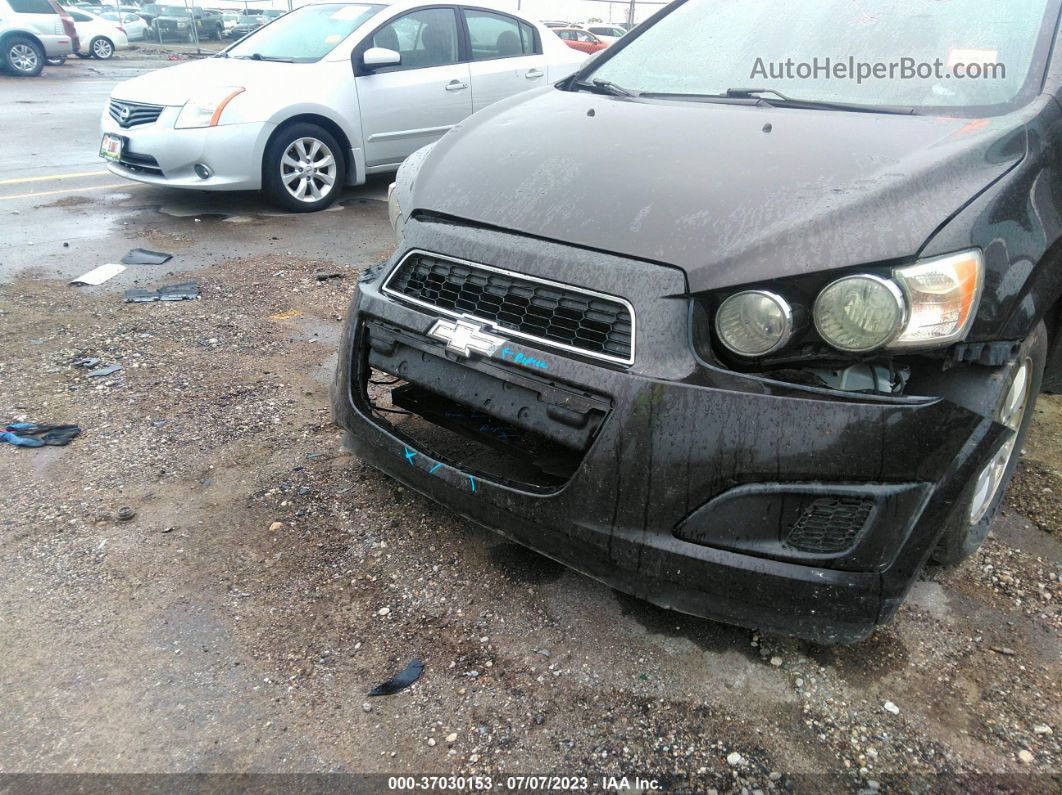 2013 Chevrolet Sonic Lt Black vin: 1G1JC5SH0D4222556