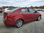 2013 Chevrolet Sonic Lt Red vin: 1G1JC5SH0D4241379