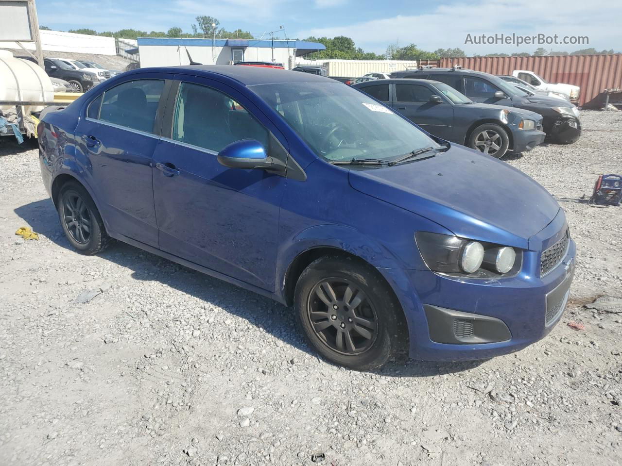 2013 Chevrolet Sonic Lt Blue vin: 1G1JC5SH0D4247800