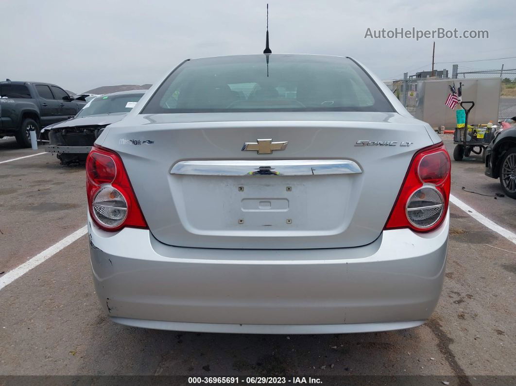 2013 Chevrolet Sonic Lt Silver vin: 1G1JC5SH0D4254696