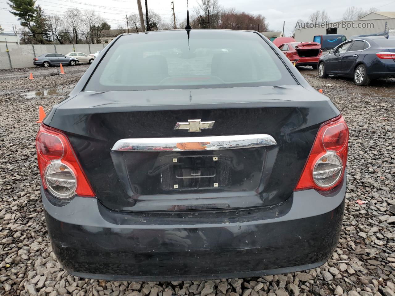 2013 Chevrolet Sonic Lt Black vin: 1G1JC5SH0D4257873