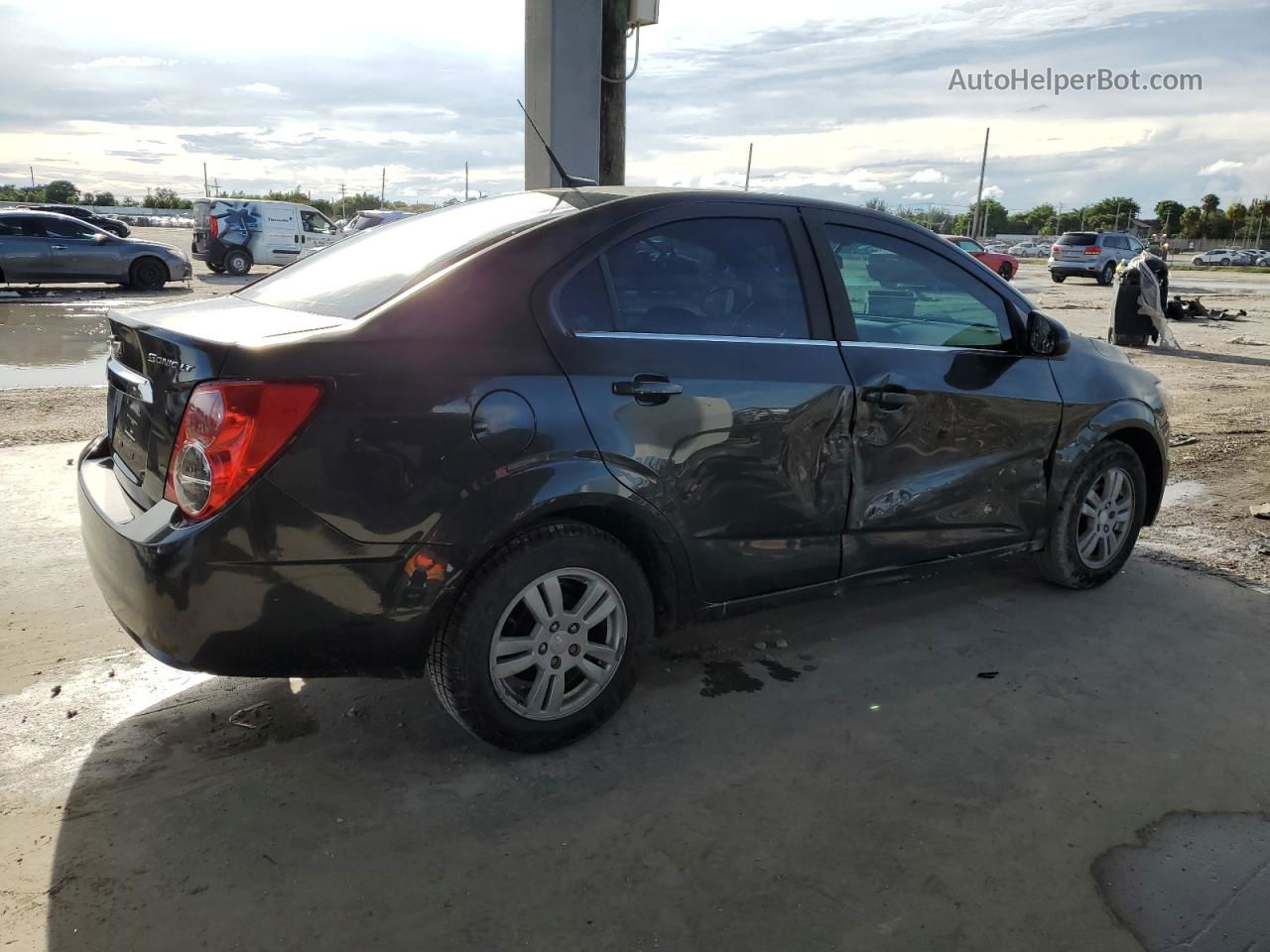 2014 Chevrolet Sonic Lt Gray vin: 1G1JC5SH0E4158973