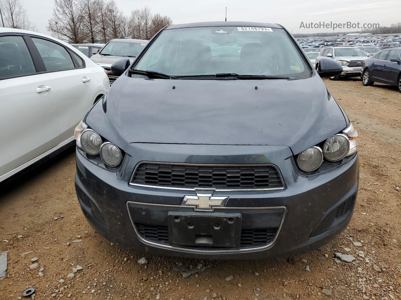 2013 Chevrolet Sonic Lt Gray vin: 1G1JC5SH1D4122708