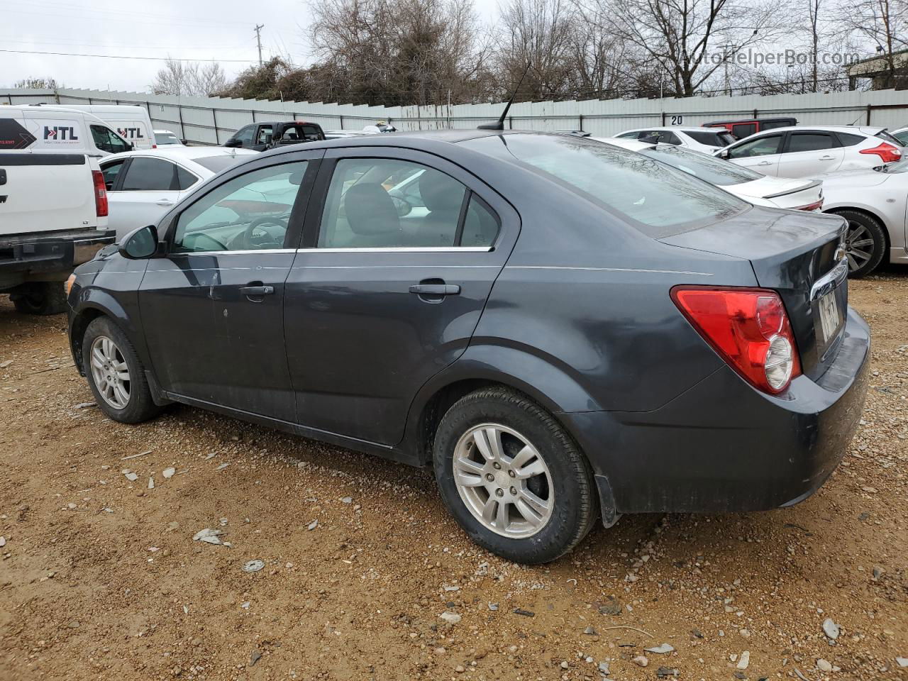 2013 Chevrolet Sonic Lt Gray vin: 1G1JC5SH1D4122708