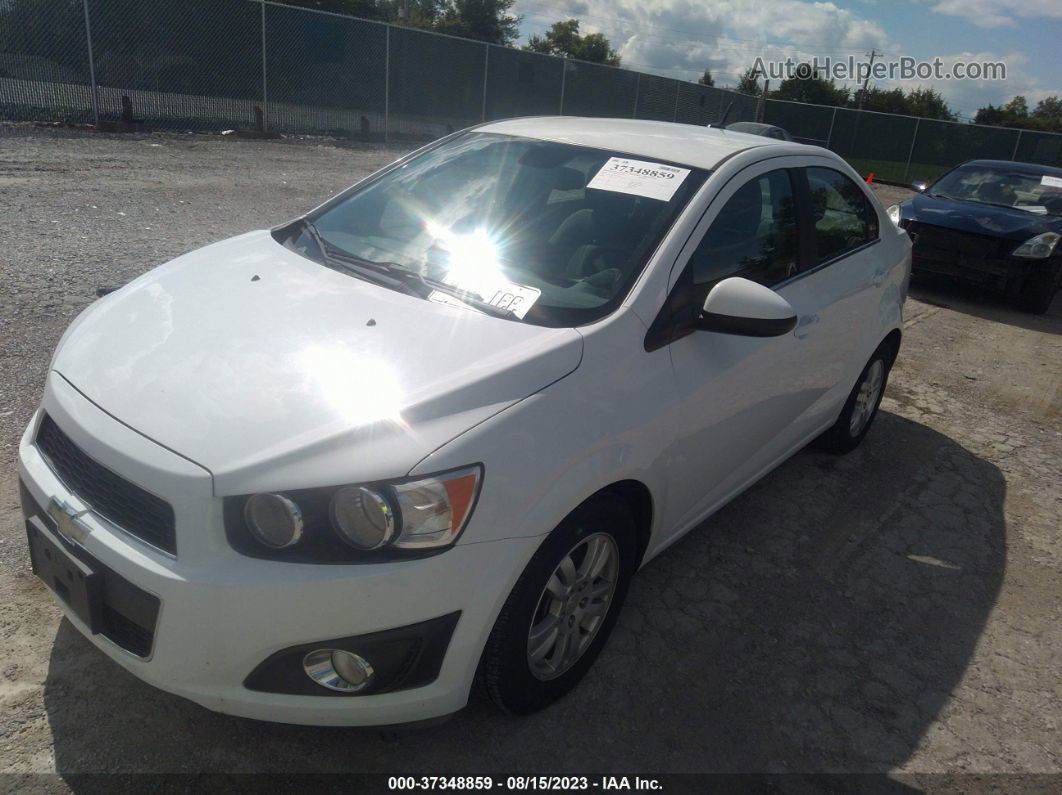 2013 Chevrolet Sonic Lt White vin: 1G1JC5SH1D4130114