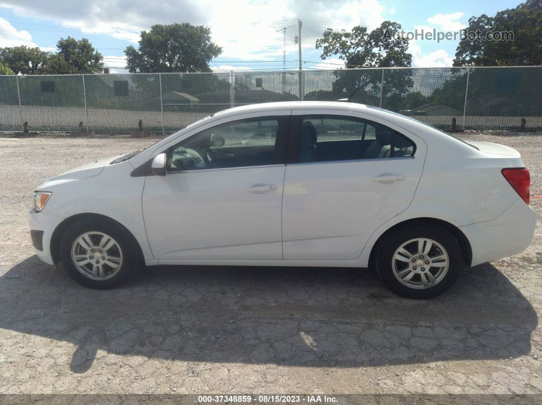 2013 Chevrolet Sonic Lt White vin: 1G1JC5SH1D4130114