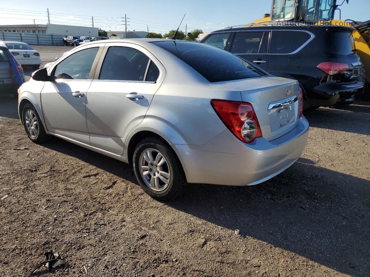 2013 Chevrolet Sonic Lt Silver vin: 1G1JC5SH1D4161430