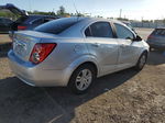 2013 Chevrolet Sonic Lt Silver vin: 1G1JC5SH1D4161430