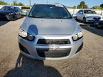 2013 Chevrolet Sonic Lt Silver vin: 1G1JC5SH1D4161430