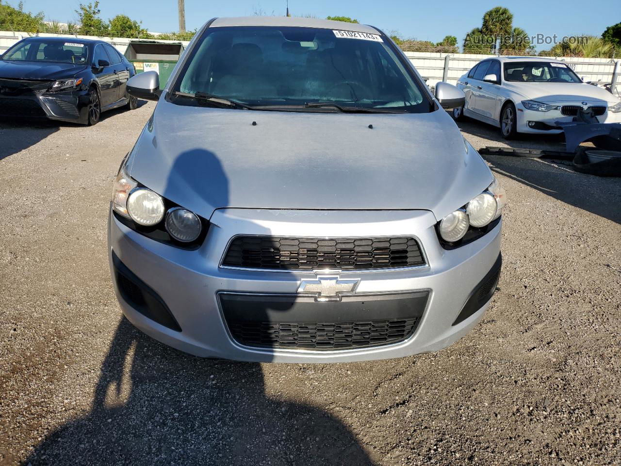 2013 Chevrolet Sonic Lt Silver vin: 1G1JC5SH1D4161430