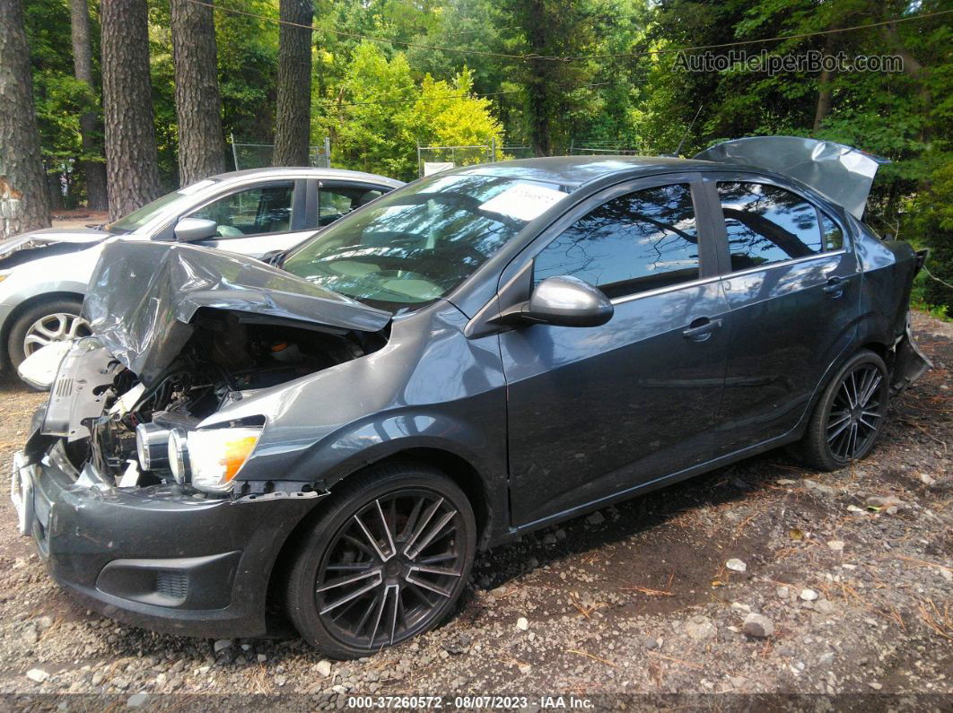 2013 Chevrolet Sonic Lt Gray vin: 1G1JC5SH1D4167485