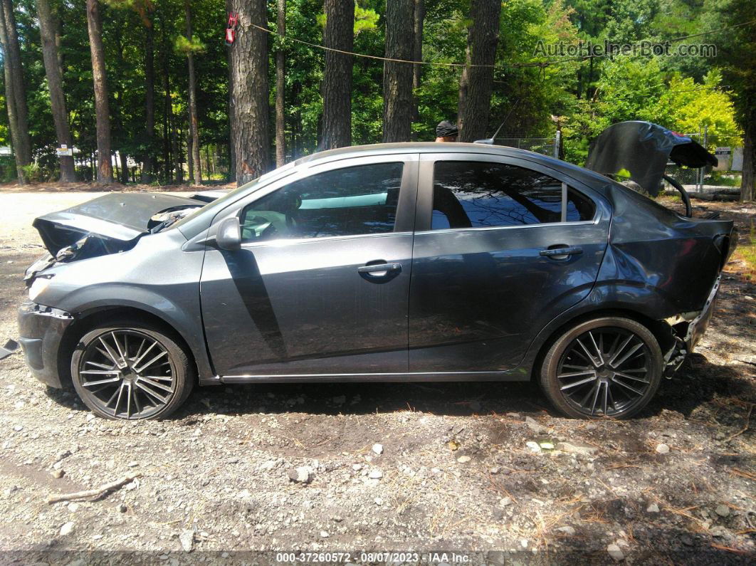 2013 Chevrolet Sonic Lt Gray vin: 1G1JC5SH1D4167485