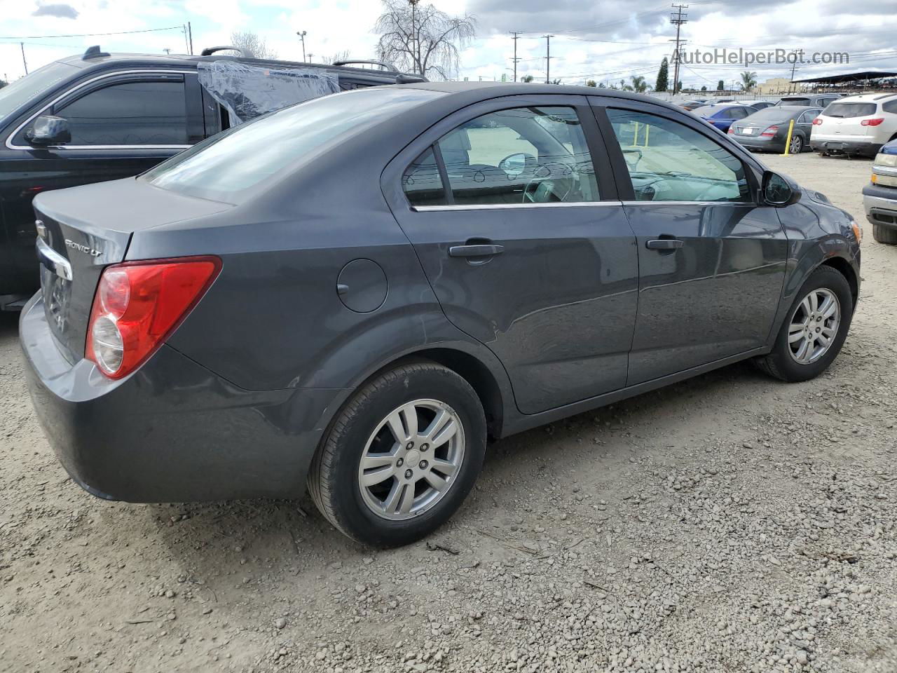 2013 Chevrolet Sonic Lt Gray vin: 1G1JC5SH1D4168328