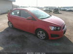 2014 Chevrolet Sonic Lt Red vin: 1G1JC5SH1E4164863