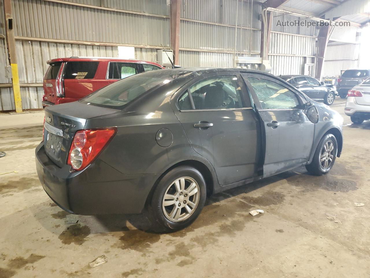 2014 Chevrolet Sonic Lt Gray vin: 1G1JC5SH1E4184465