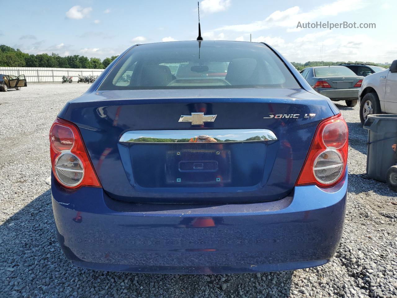 2014 Chevrolet Sonic Lt Blue vin: 1G1JC5SH1E4185938