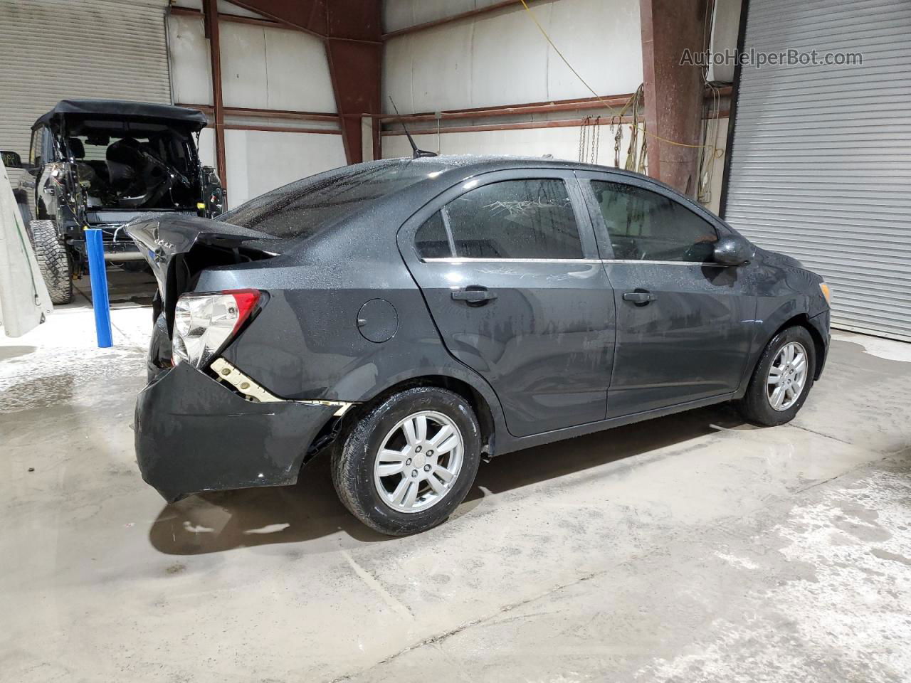 2014 Chevrolet Sonic Lt Gray vin: 1G1JC5SH1E4192131