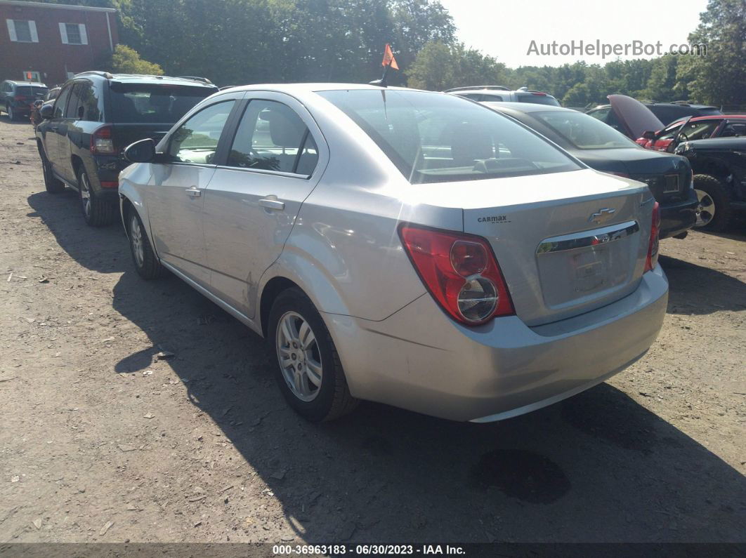 2014 Chevrolet Sonic Lt Auto Silver vin: 1G1JC5SH1E4238248